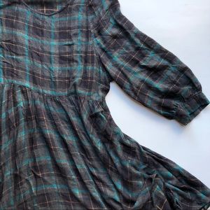 Plaid tunic